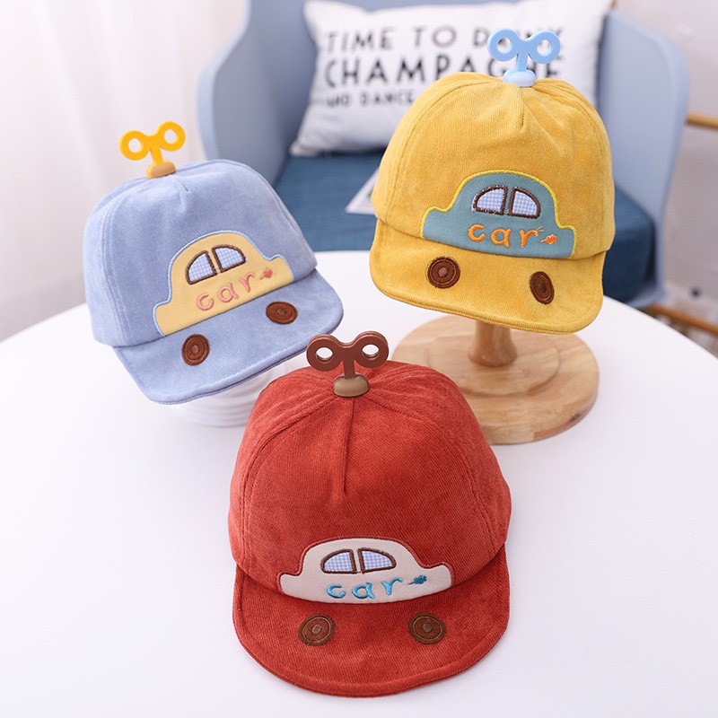 Mũ lưỡi trai, nón lưỡi trai hình Ô TÔ cho bé 0-2 tuổi