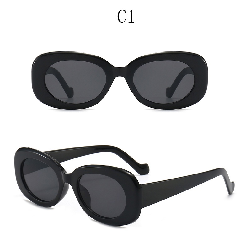 Mới Kính Mát Gọng Oval Thời Trang Dành Cho Nam Và Nữ