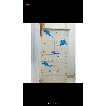 Tủ nhựa đài Loan cho bé cao 160*85