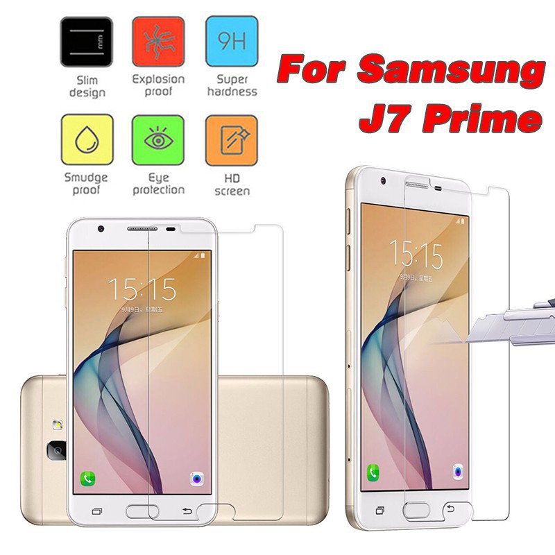 Tempered-Glass Protector Cover Guard Shield Samsung Galaxy J7 Prime Jhatsu