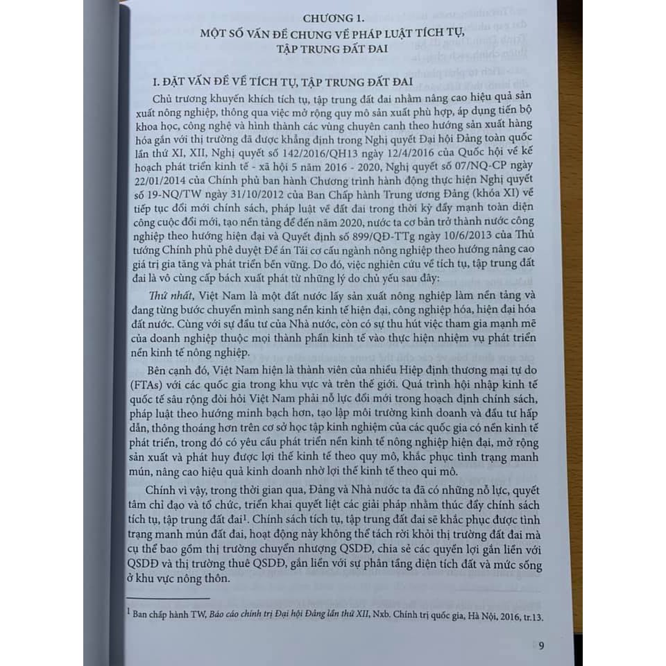 Sách - Tích tụ, tập trung đất đai ở Việt Nam Lý luận và pháp luật hiện hành- luật đất đai và văn bản hướng dẫn thi hành | BigBuy360 - bigbuy360.vn