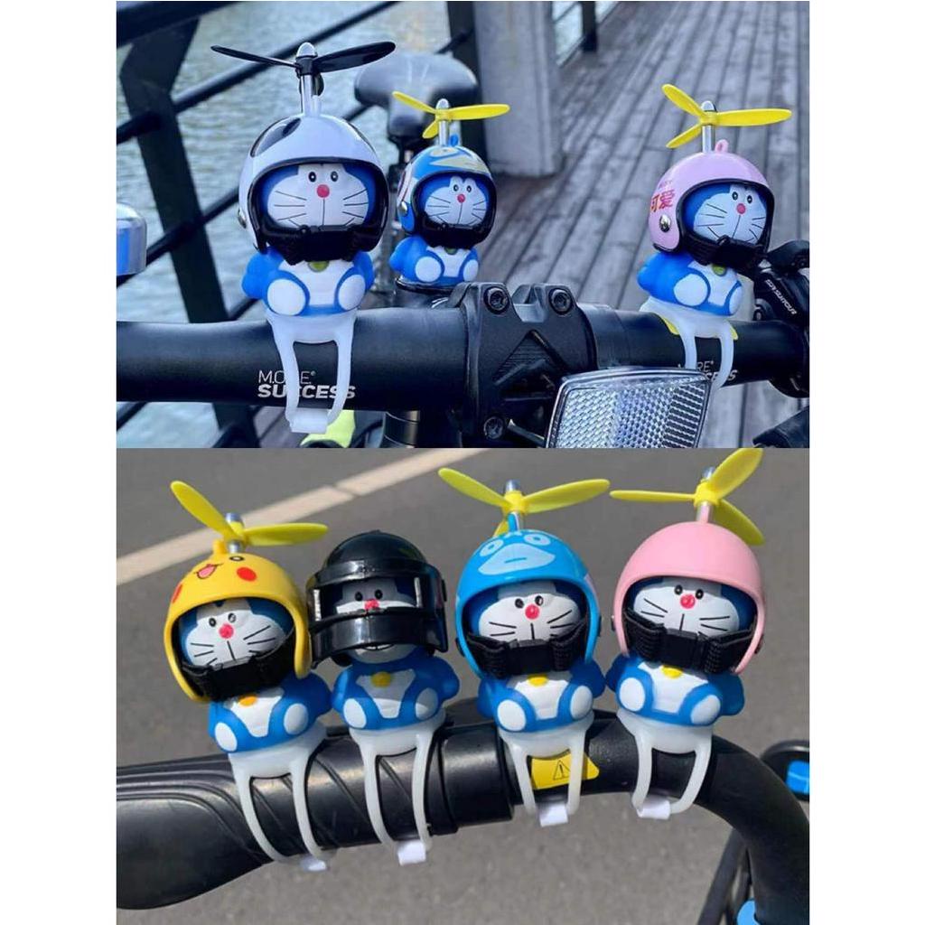 Phụ Kiện Doraemon Đội Nón Bảo Hiểm Gắn Xe Đạp ,Xe Máy , Ô tô Phát Sáng Độc Đáo