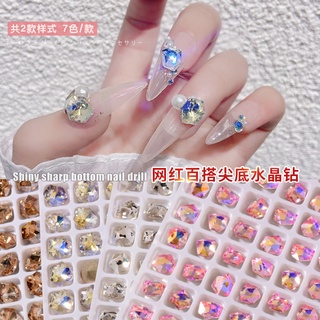 Phụ kiện đá kim cương pha lê dùng trang trí móng tay