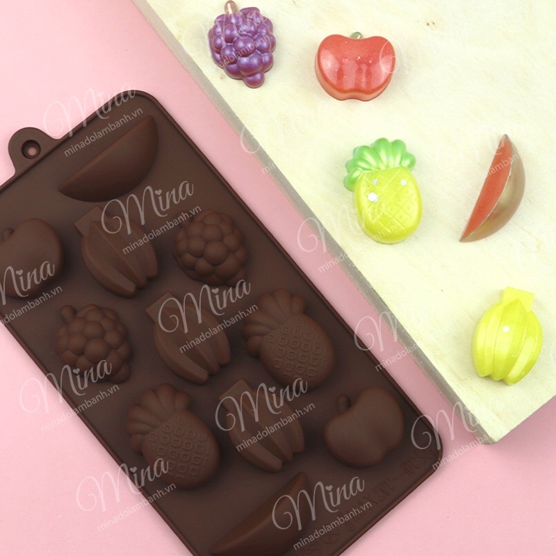 Khuôn Silicone Trái Cây