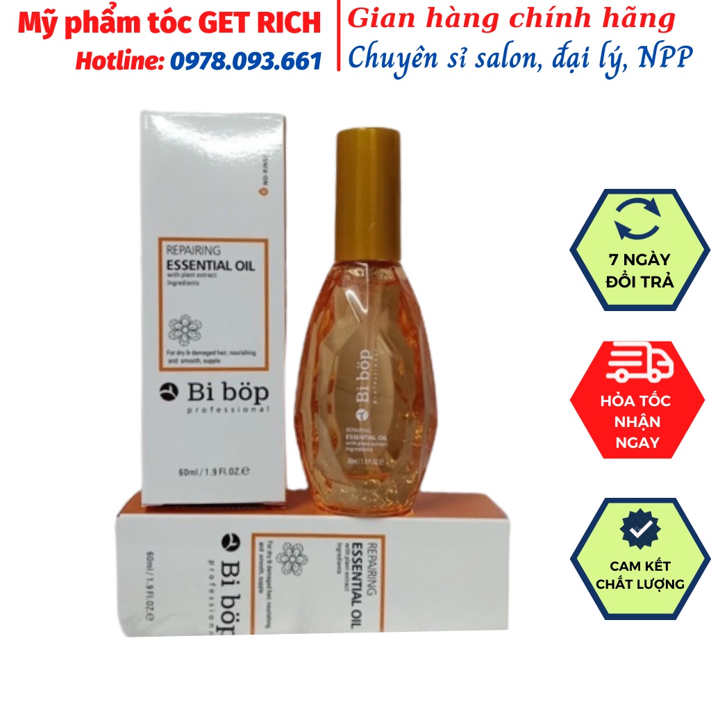 [Hàng Chính Hãng] Tinh Dầu Dưỡng Tóc Hương Thơm Nước Hoa 60ml