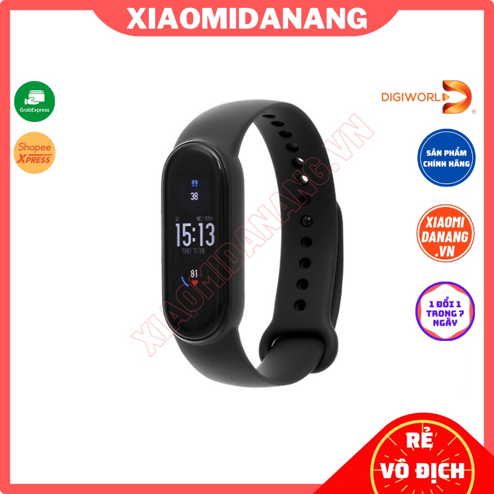 Vòng Đeo Tay Thông Minh Xiaomi Mi Band 5 - BHR4215GL | Bản Quốc Tế | Phân Phối Bởi DIGIWORLD