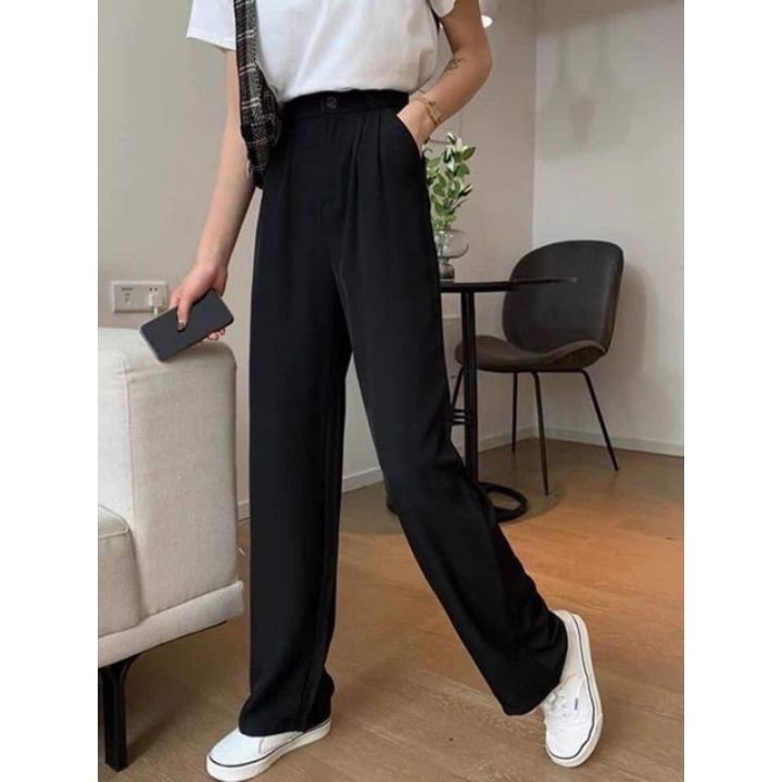 Quần ống rộng culottes xuông dài 100cm