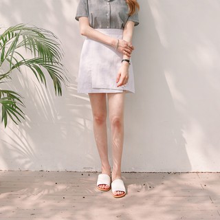 CHÂN VÁY CHỮ A HÀN QUỐC LƯNG THUN (CÓ QUẦN TRONG)