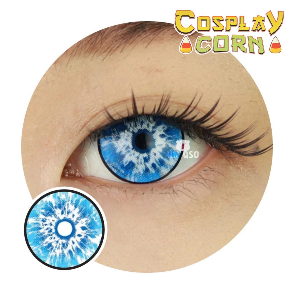 Cặp kính áp tròng hóa trang nhân vật Gojo trong Jujutsu Kaisen