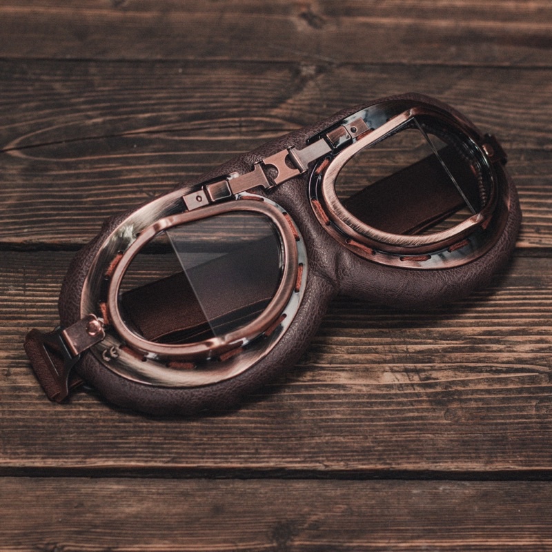 Kính Phi Công cho nón bảo hiểm - GOGGLE PILOT - Vintage Style - Sản phẩm cao cấp - Bảo hành 1 năm