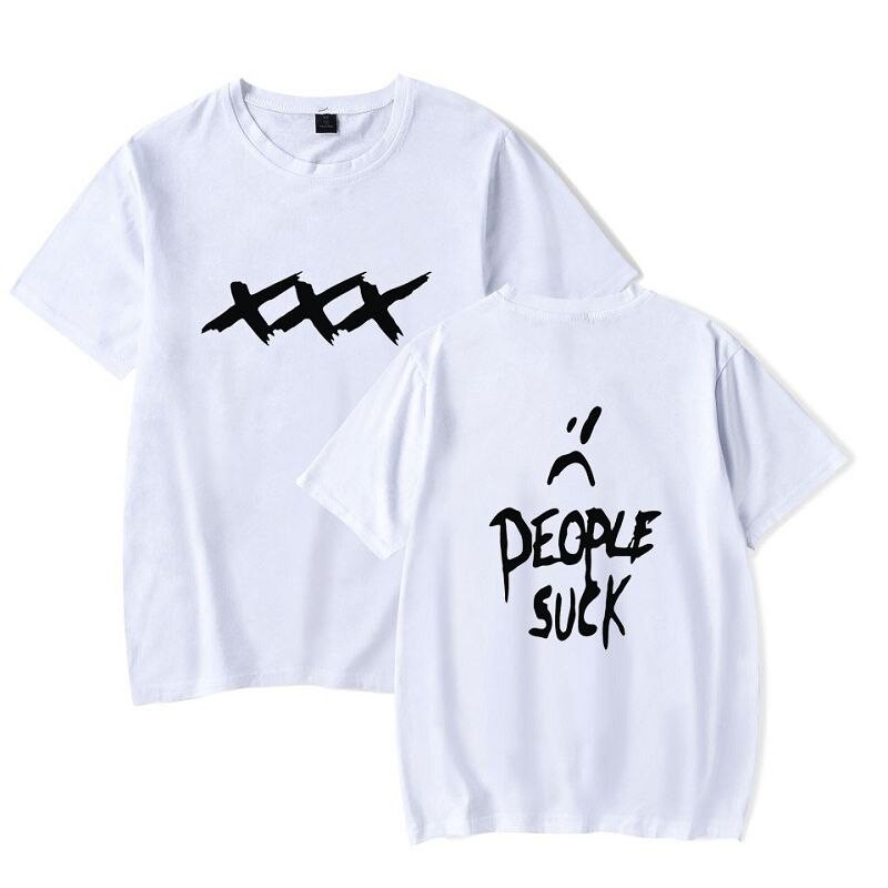 Áo Thun Cotton Unisex Tay Ngắn In Hình Rapper XXXTentacion Size Lớn 4XL 382A