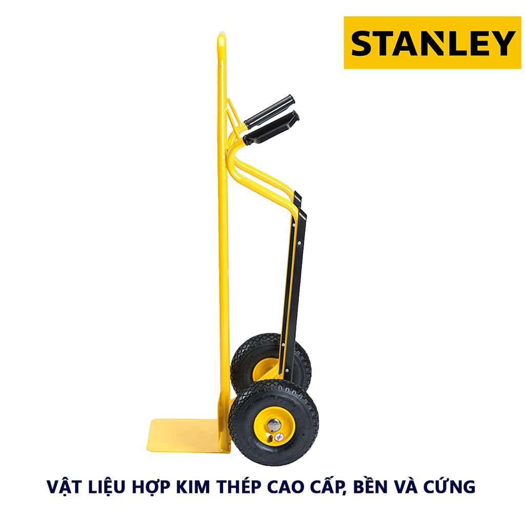 Xe đẩy hàng 2 bánh Stanley SXWTC-HT524 Xe đẩy tay kích thước 500x1190x550 mm tải trọng 250kg - chính hãng - xsafe