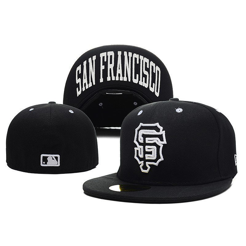 Fully closed large size board cap MLB San Francisco Giants baseball hip-hop Street Dance Unisex flat wing H kGPN 8hOp