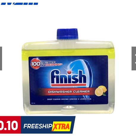 Dung Dịch Vệ Sinh Máy rửa bát finish tặng 3 viên finish nhật