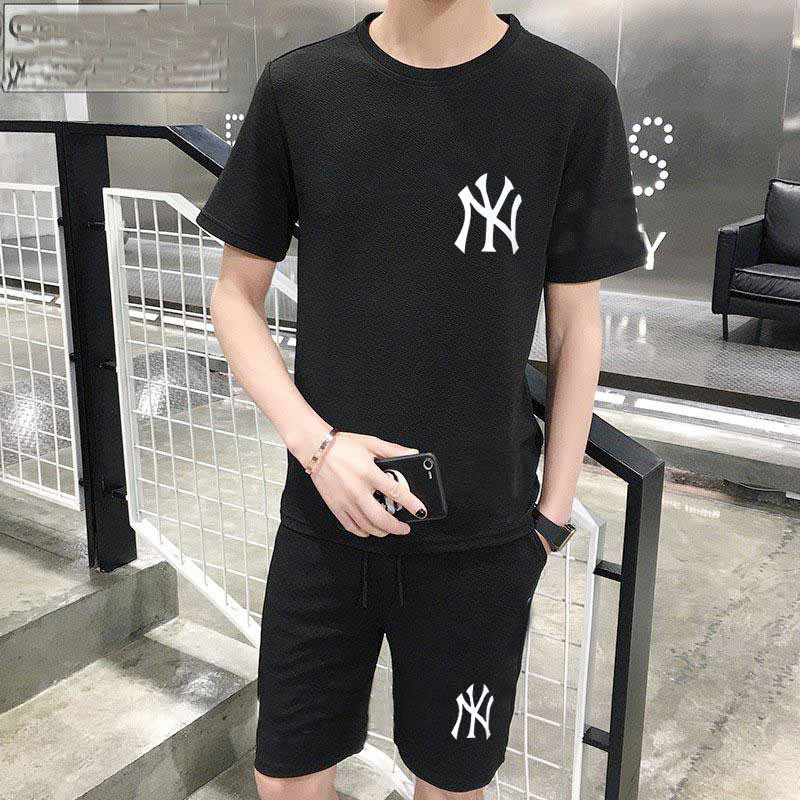 ⚡️ HOTTTT ⚡️ Bộ Thể Thao Nam Nữ Chất Thun Mè 4 Màu, Sét Đồ Mặc Nhà mát Nhẹ In Chữ đơn giãn mặc cặp được