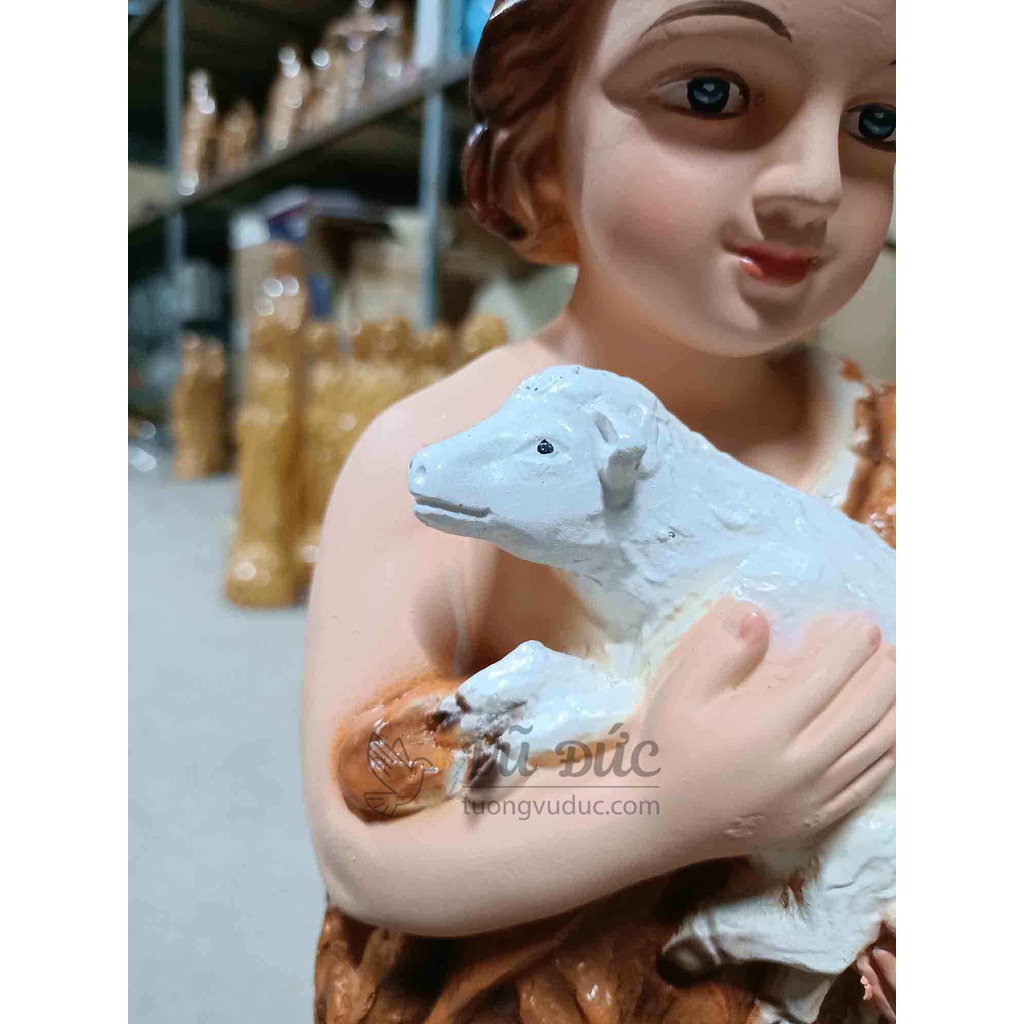 Tượng thánh Gioan Tẩy Giả 50cm | Tượng Công giáo Vũ Đức