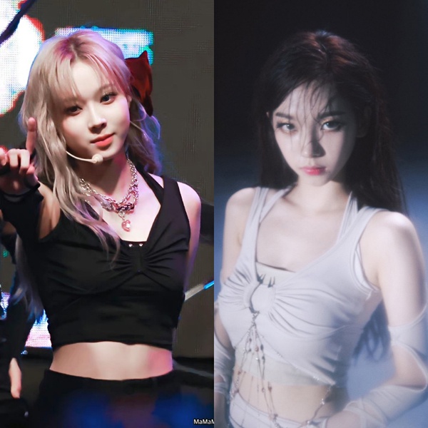 Aespa Winter Karina Áo Thun Tay Dài Hở Lưng Phối Dây Phong Cách Hip Hop Thời Trang Mùa Đông Quyến Rũ