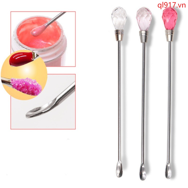 Muỗng lấy kim tuyến trang trí móng tay chuyên nghiệp