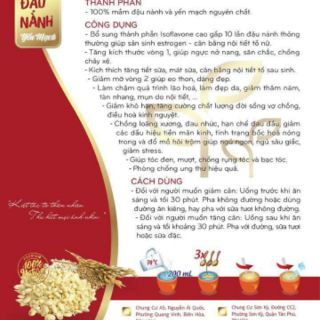 Bột ngũ cốc mầm đậu nành