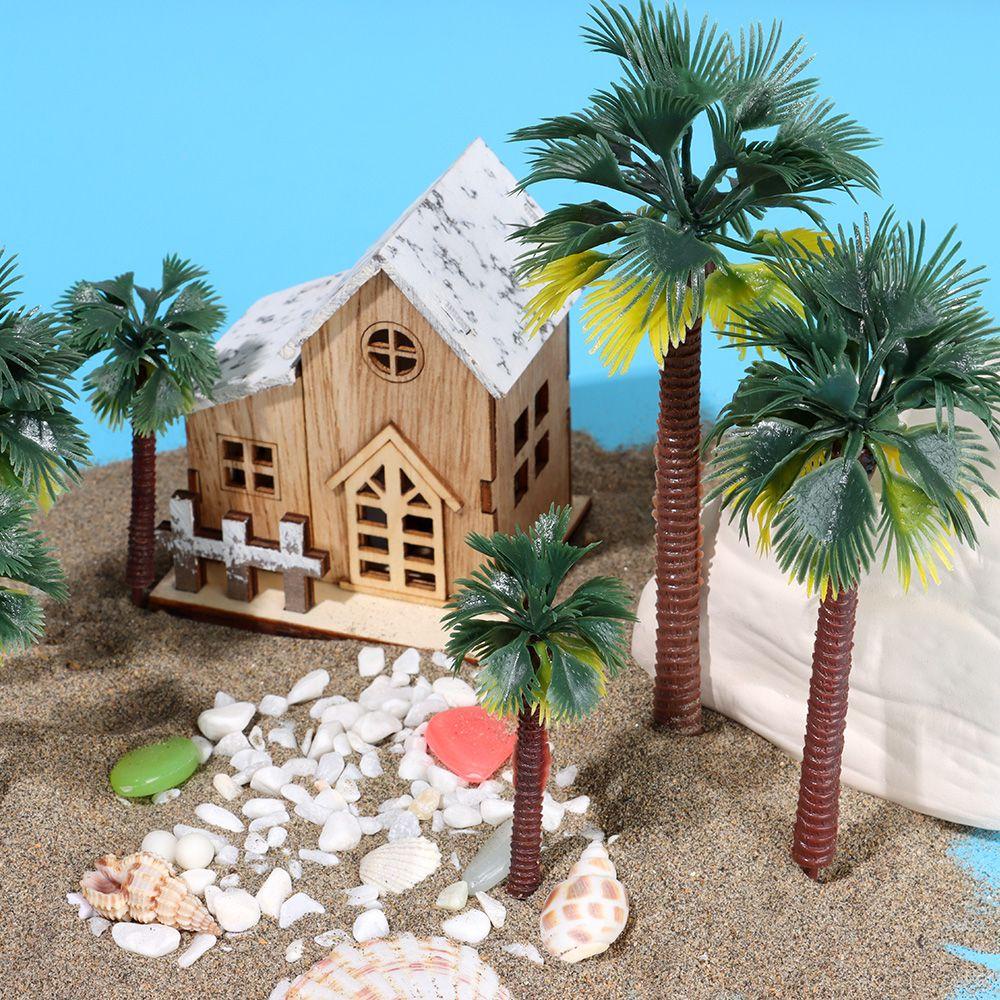 Bộ 5 Mô Hình Cây Cọ Dừa Dùng Trang Trí DIY Mới