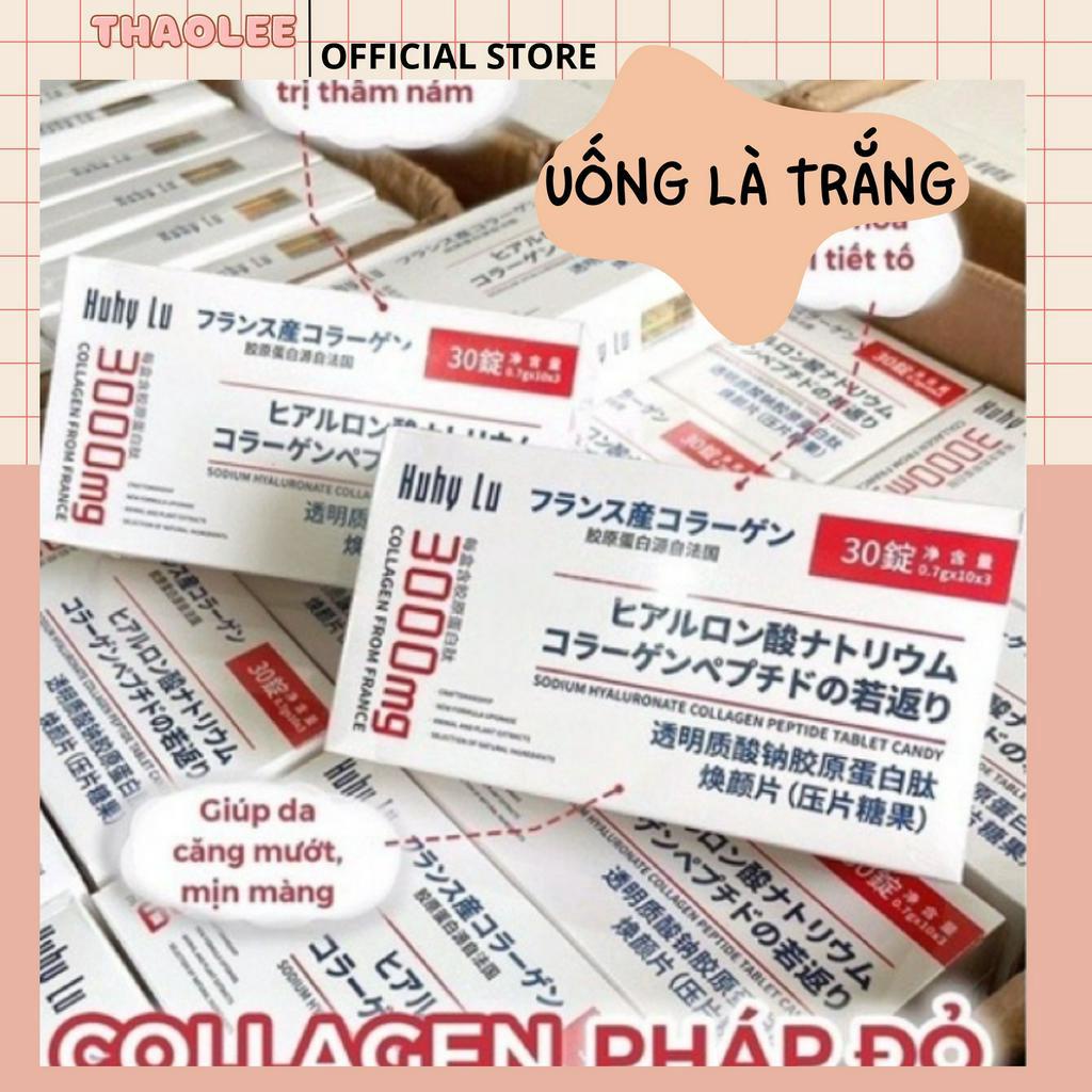 VIÊN UỐNG COLLAGEN CẤY TRẮNG HUHYLU-NMN 3000