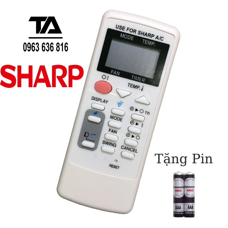 [FREESHIP 50K] ✔ REMOTE MÁY LẠNH SHARP CRMC-A751JBEZ - Điều khiển điều hòa SHARP CRMC-A751JBEZ