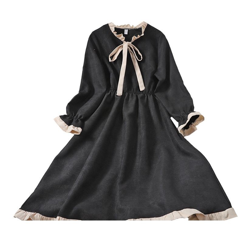 (săn) Váy vintage nơ tiểu thư (các bạn đọc kĩ phần mô tả ạ) | BigBuy360 - bigbuy360.vn