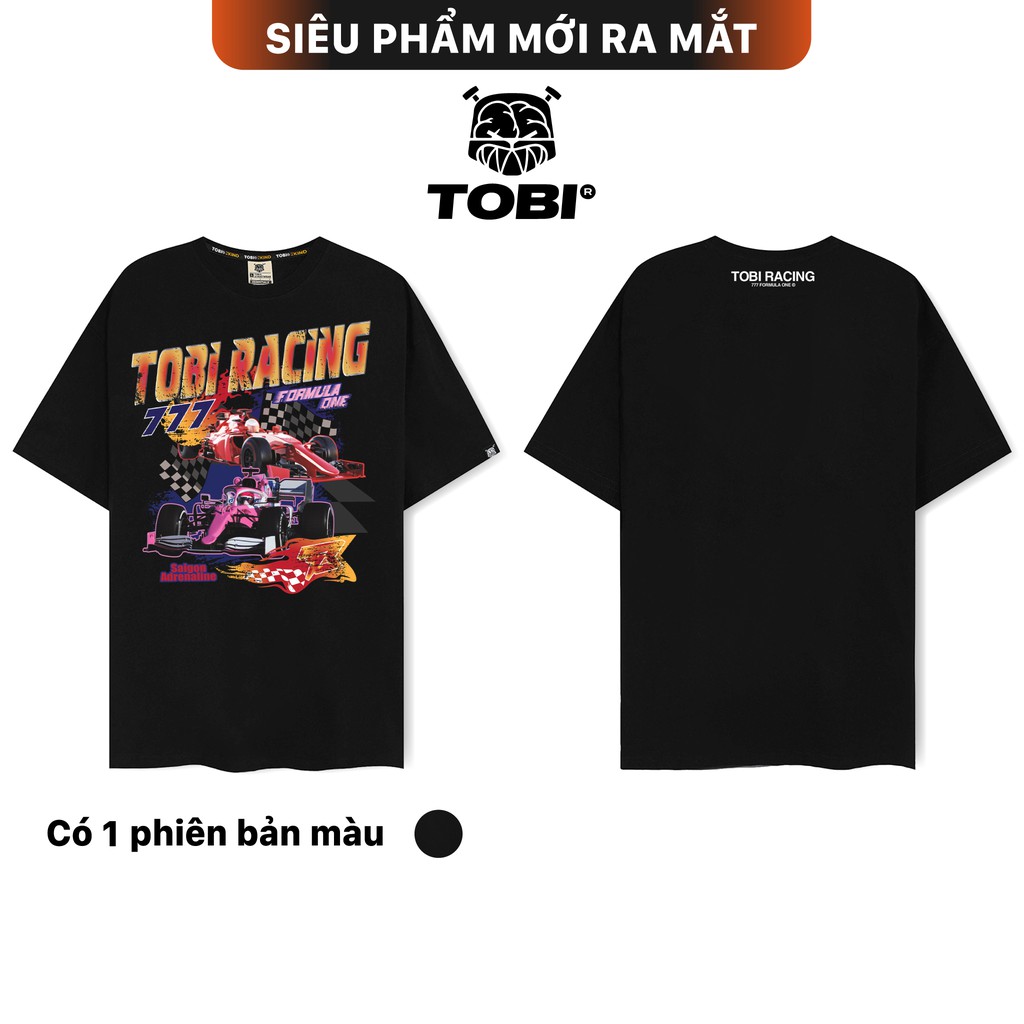 Áo thun tay lỡ Formula F1 Tee UNISEX chính hãng local brand TOBI - 100% Cotton thoáng mát