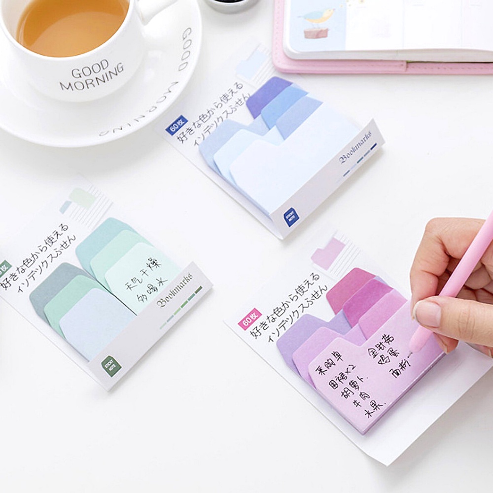 60 Miếng Giấy Ghi Chú Đánh Dấu Sách Bookmark - ROSE