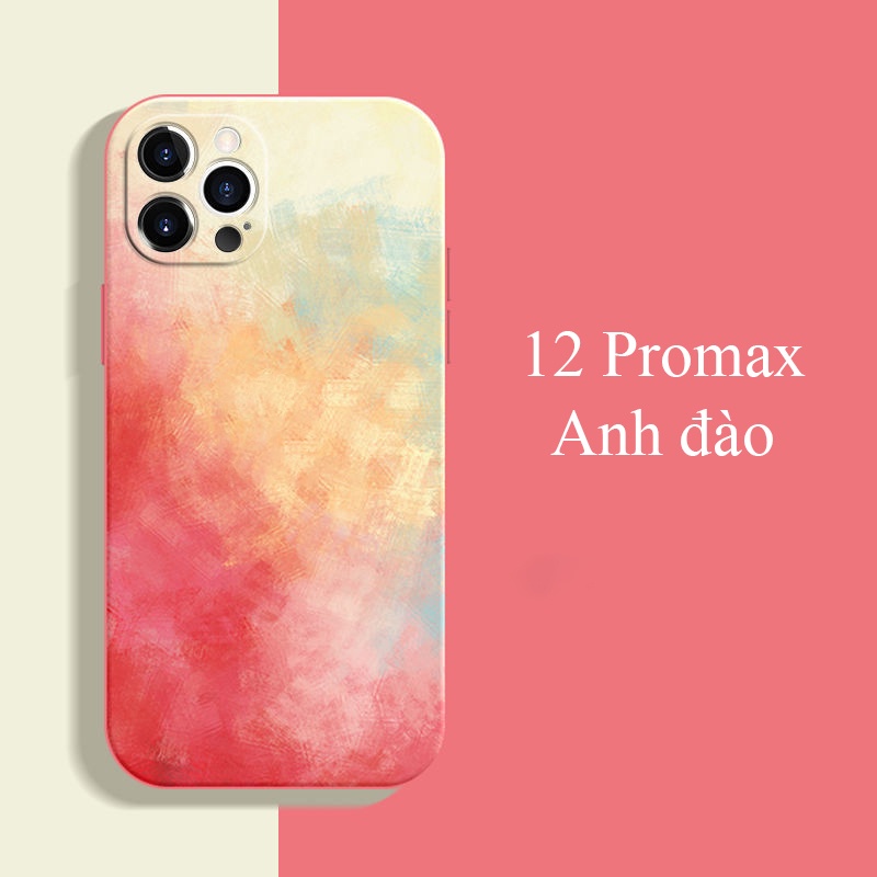 Ốp lưng màu loang cho iPhone 6Plus/7Plus/8plus/X/Xsmax/11Promax/12Promax