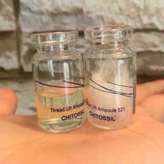 CHITOSSIL - Cấy Chỉ Tơ Tằm, Serum Chỉ Tự Tiêu Căng Bóng Da (Hộp 10 lọ)