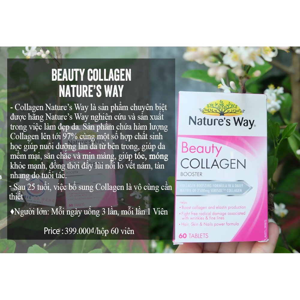 Collagen NATURE’S WAY Dạng Viên Uống