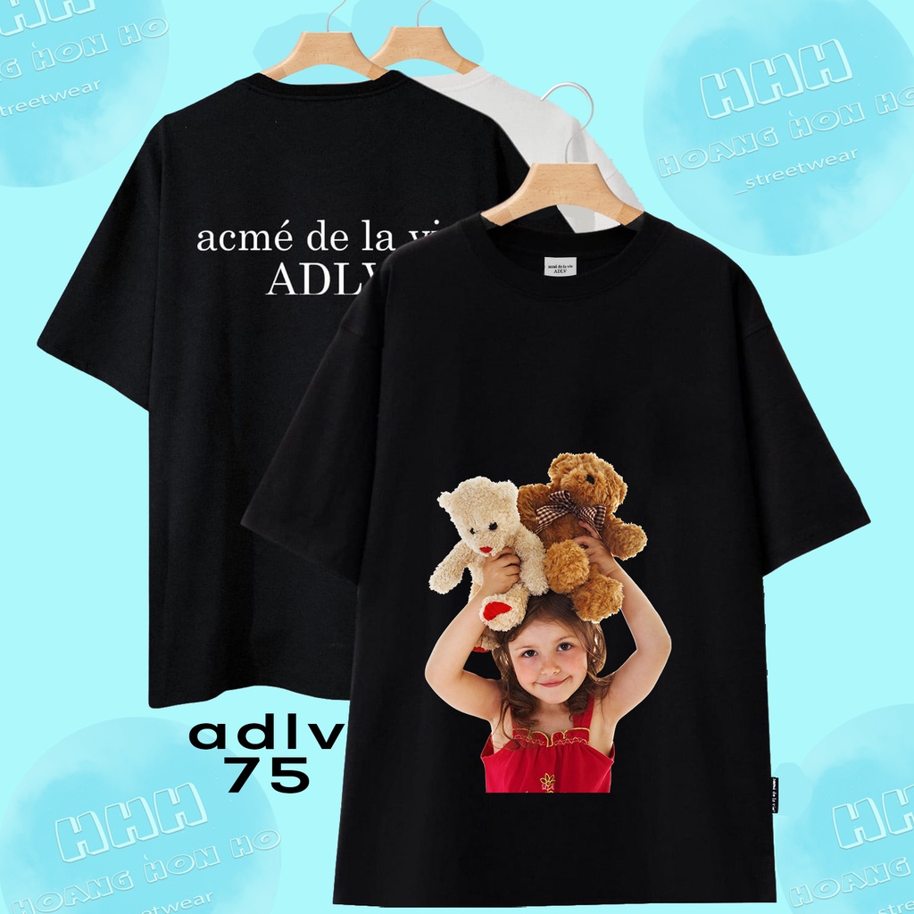 [Xịn Dày] Áo thun ADLV 350g Đen Full Tag Bọc, Full Mẫu, 51-75 - Streetwears SG - Link 3
