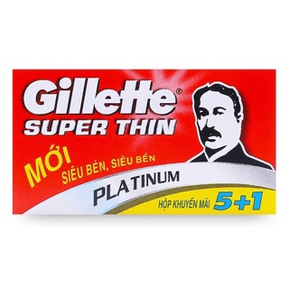 Hộp 5 Cái Lưỡi Lam Gillette Super Thin