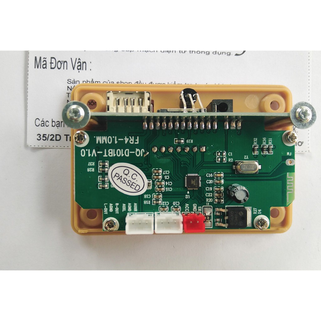 Mạch Giải Mã MP3 tích hợp Bluetooth 12V Mẫu M775