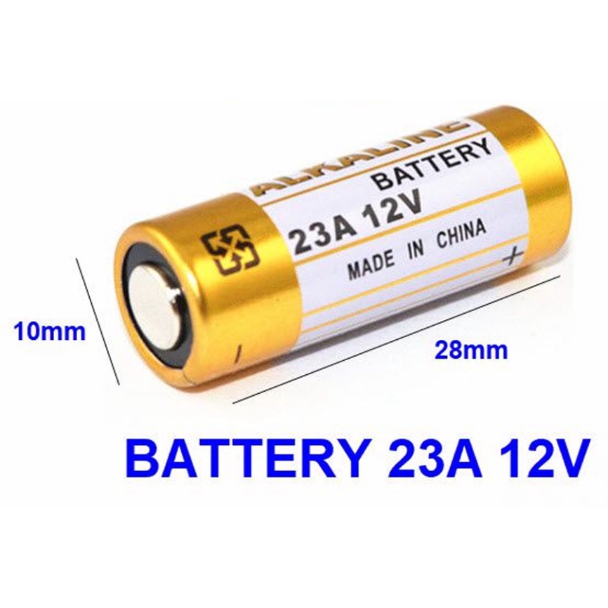 Pin 12V 23A Dùng Trong Điều Khiển Cửa Cuốn, Chìa Khóa Xe Máy