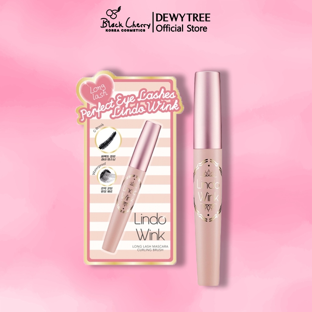 [Xả Hàng]Chuốt mi tạo độ dài chống vón cục không trôi Dewytree Lindo Wink Long Lash Mascara 6g