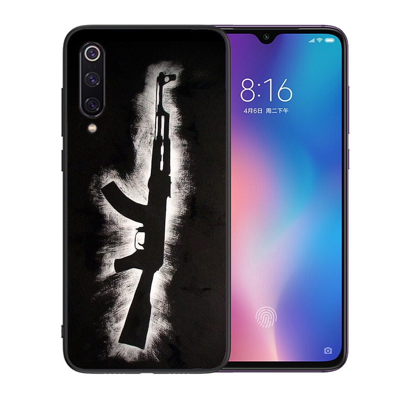 Ốp Lưng Hình Súng Ak47 Cho Điện Thoại Xiaomi Mi 6 Mi 8 9 Se Mi Cc9 F1 Mix 2s Max 3 Gun Guns Ak47