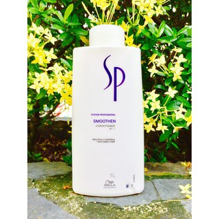 Dầu gội xả suôn mượt SP Smooth Wella  1000ml