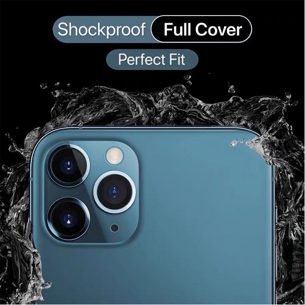 Ốp Bảo Vệ Camera Bằng Hợp Kim Titan Sang Trọng Cho iPhone 11 12 13 Pro Max 12 13 Mini 13
