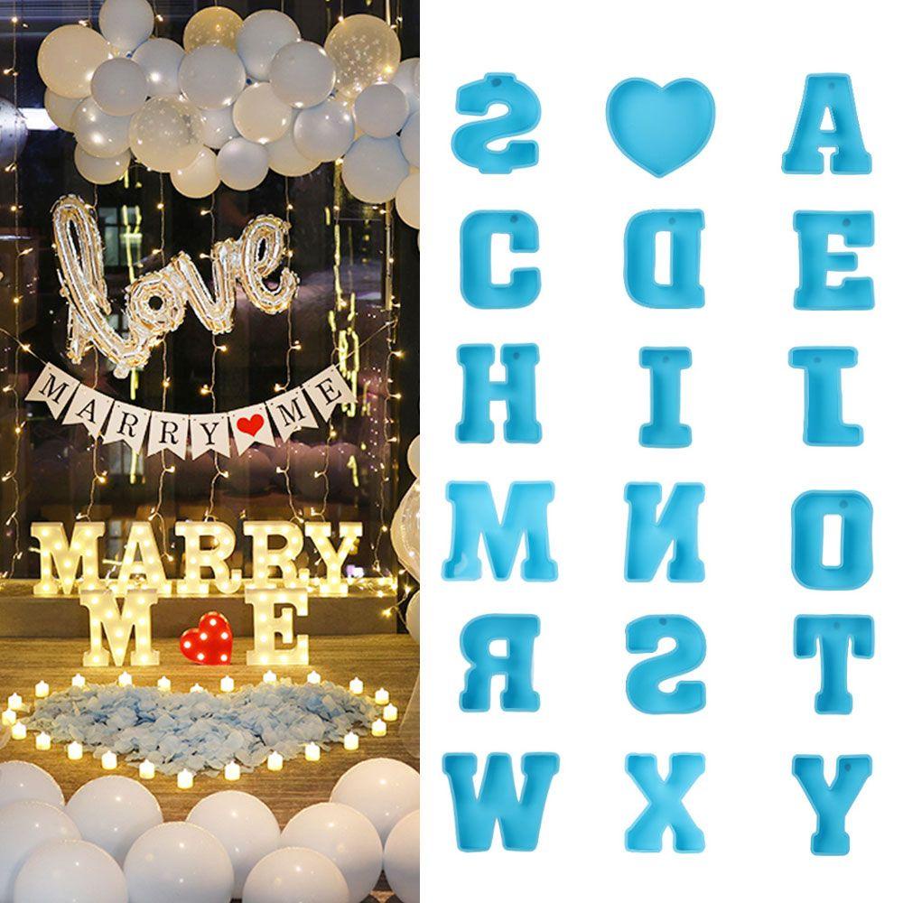 WTTLE Khuôn Silicone Làm Đồ Thủ Công DIY Hình Chữ Happy Birthday