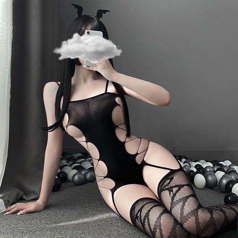 Che tên sp - Bộ đồ cosplay liền thân dây sexy