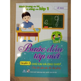 Sách - Combo Bước đầu tập viết (Quyển 1+Quyển 2)