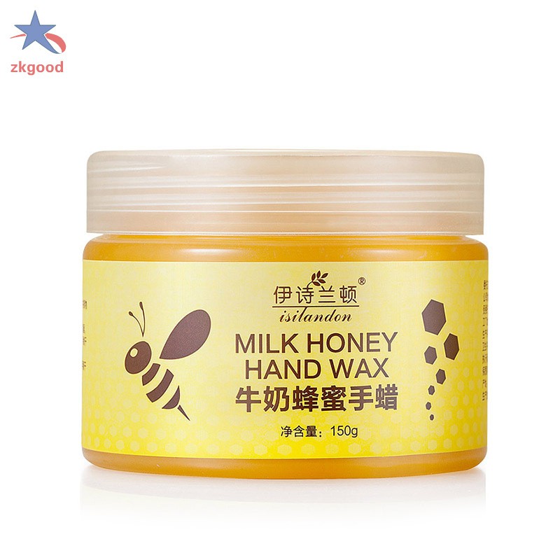 Milk Honey Paraffin Hand Wax Peel Off Mask Exfoliate Hydrating Cream Hand Care