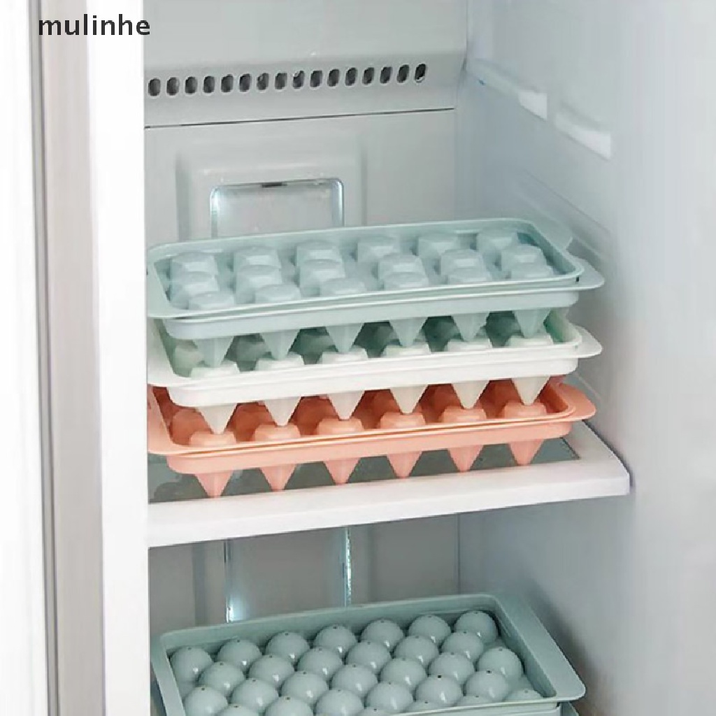 Khuôn nhựa làm đá viên hình tròn 3D 13 / 33 ngăn cho quán bar nhà bếp và tiệc