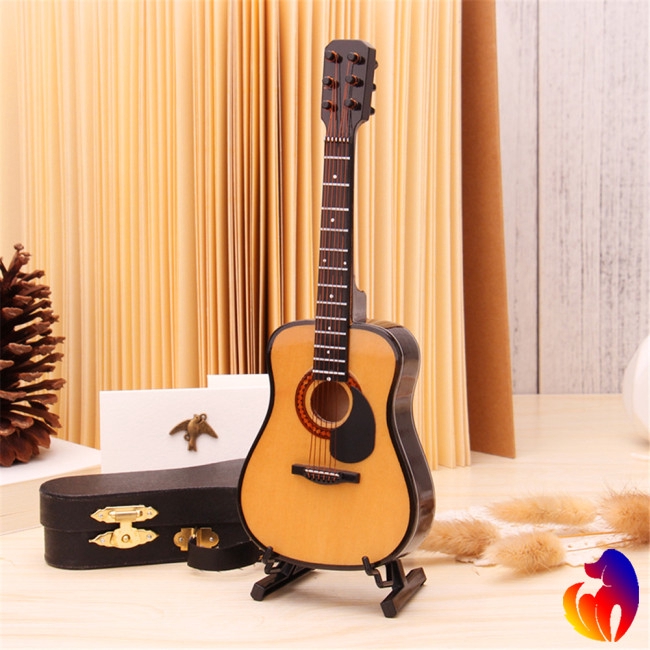 Mô hình đàn guitar mini bằng gỗ