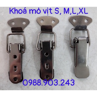 Khoá mỏ vịt inox 201 size s,m,l,xl