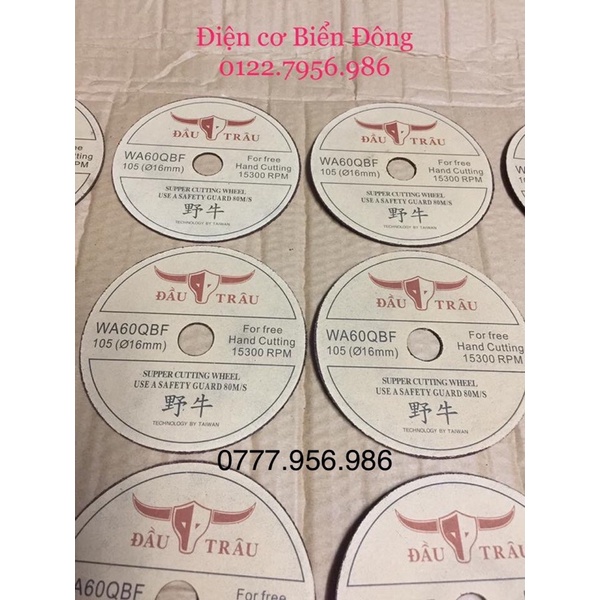 Đĩa cắt sắt đầu 🐃 hàng cao cấp loại 1 dùng cho máy mài cắt 100mm