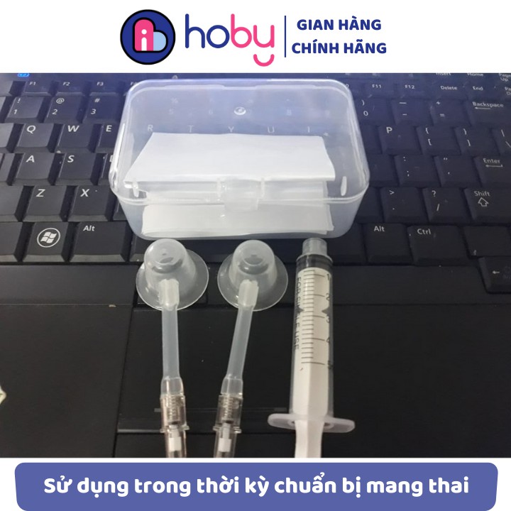 Dụng cụ điều chỉnh đầu ngực 𝗡𝗜𝗣𝗟𝗘𝗧𝗧𝗘 𝗣𝗛𝗜𝗟𝗜𝗣𝗦 SCF152/01 chính hãng - Điều trị tụt đầu ti AVENT NIPLETTE