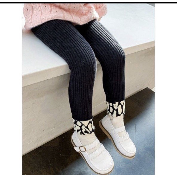 Quần leggin len bé gái size 14-25kg